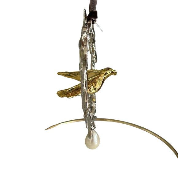 Michael Aram Lovebirds Christmas Ornament 132381 - Picture 5 of 9